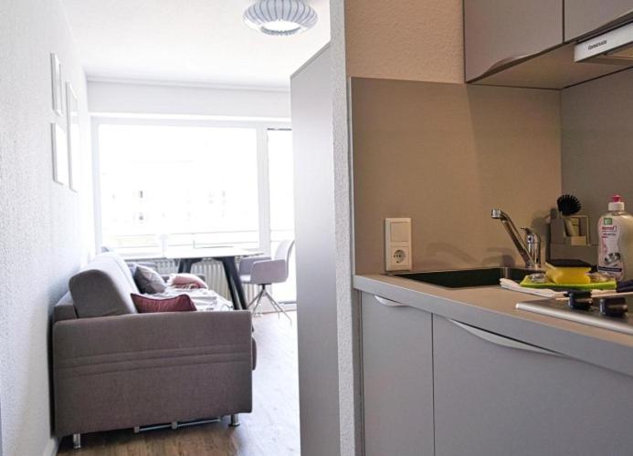 Seepferdchen - Kuscheliges Apartment Mit Meerblick-Balkon 방어로게 외부 사진